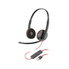 HP Blackwire 3220 Stereo USB-A Headset - Ultimate Clarity & Comfort | 80S02A6
